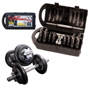 Cap Barbell 40-Pound Dumbbell Set