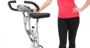 Exerpeutic Folding Magnetic Upright Bike with Pulse