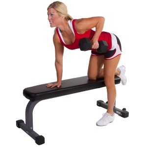 XMark Fitness 11-Gauge Flat Bench