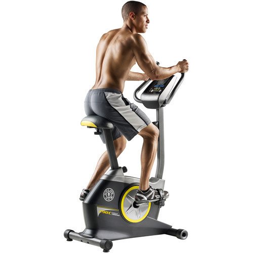 Golds 290C upright bike with rider