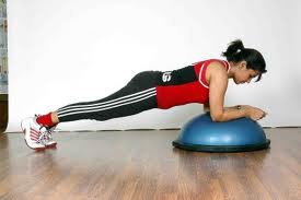 Bosu plank