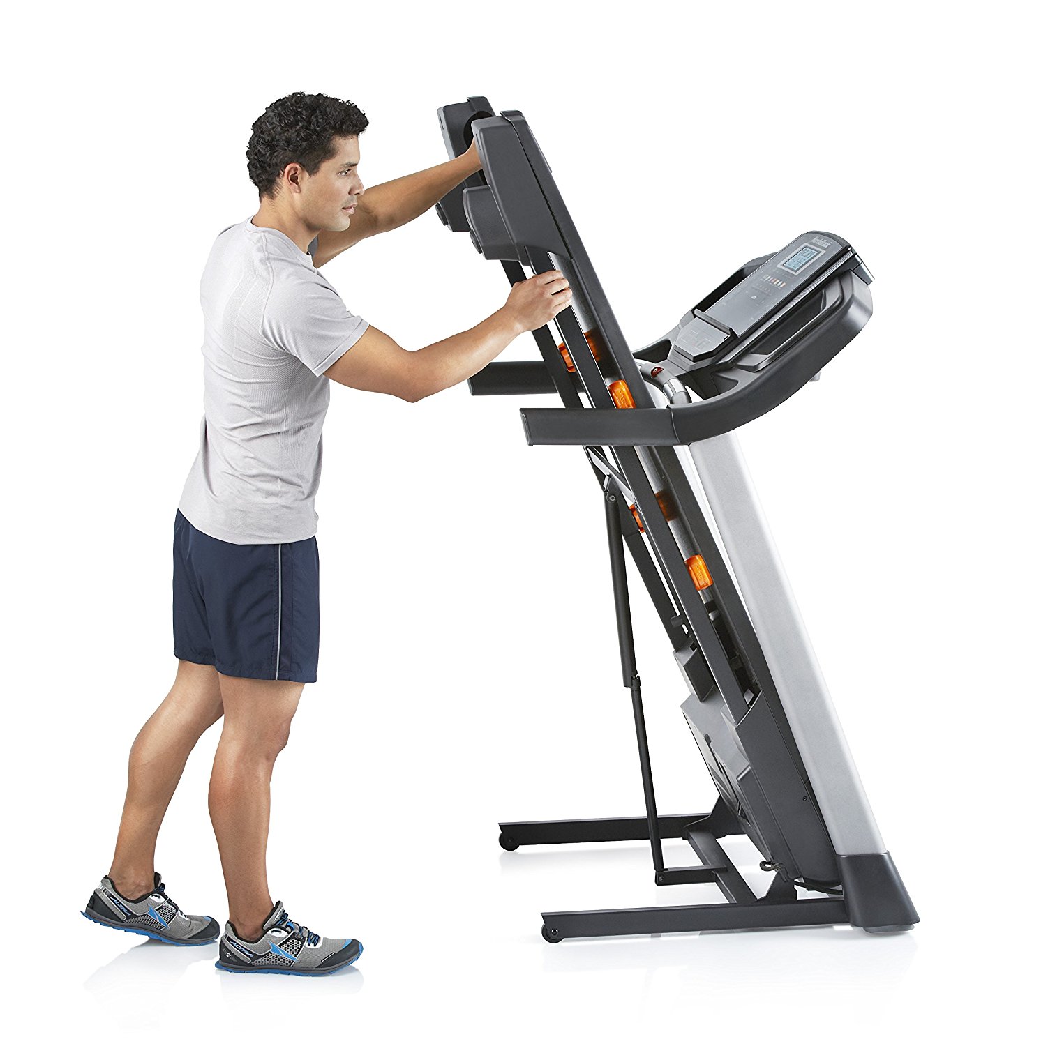 nordictrack treadmill fold optimum fitness rate heart footprint